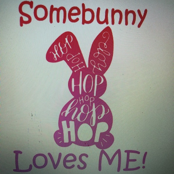 A & K Pretties Other - Made 2 order Somebunny Loves me Onesie